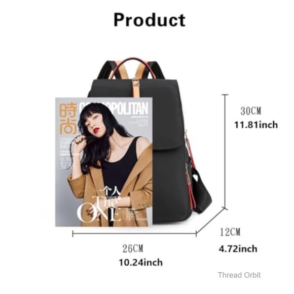 Small Nylon Backpack Lightweight Daypack Travel Handbag Bookbag